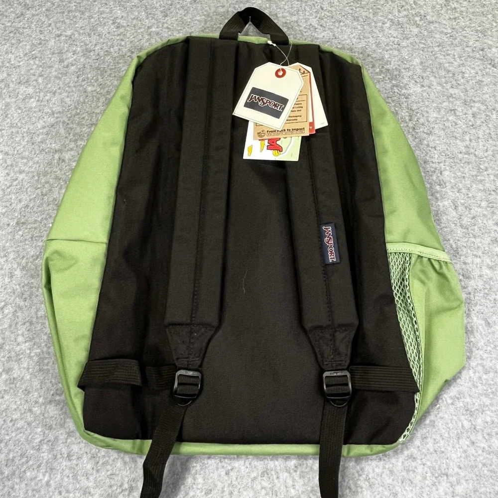 JanSport Cross Town Backpack Green NEW Loden Frost